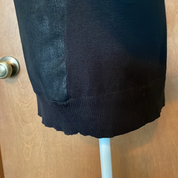 Faux Suede Black Sweater by Express - Picture 8 of 15